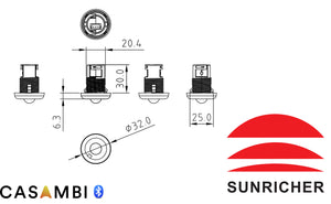 Enriquecedor de sol CS9032A-PIR-V